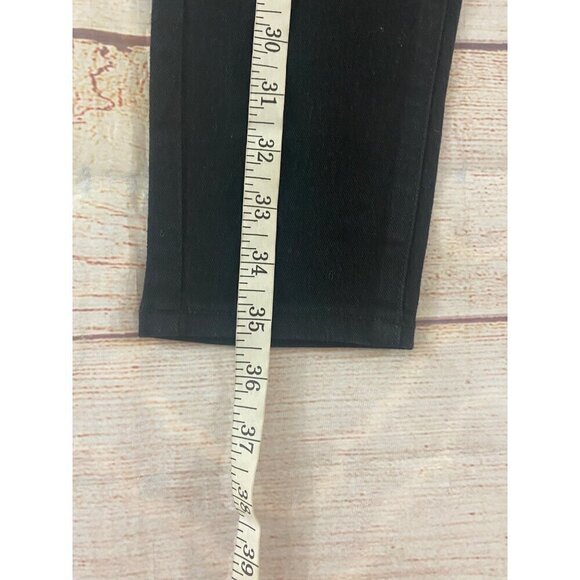 NWT Old Navy Women's Super Skinny Mid Rise Black Jeans - 2 Petite - Picture 4 of 11